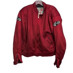 Joe Rocket Motorcycle Red Mesh Padded Jacket No Liner Women’s Size XL